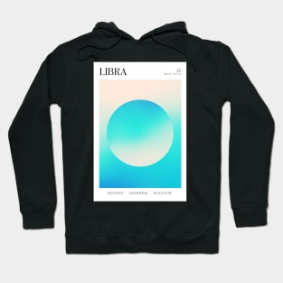 Libra Zodiac Astrology Sign Aura Hoodie